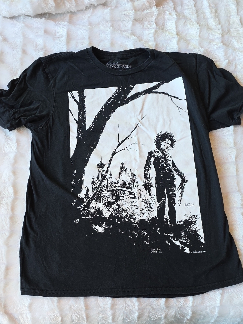 Tim Burton's Edward Scissorhands Black Graphic Tee